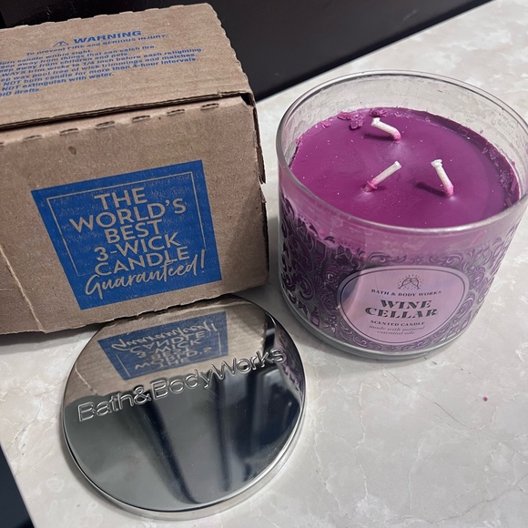Bath & Body Works Other Bath And Body Works Wine Cellar 3 Wick